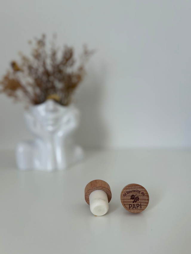 Bouchon "La bouteille de Papi"