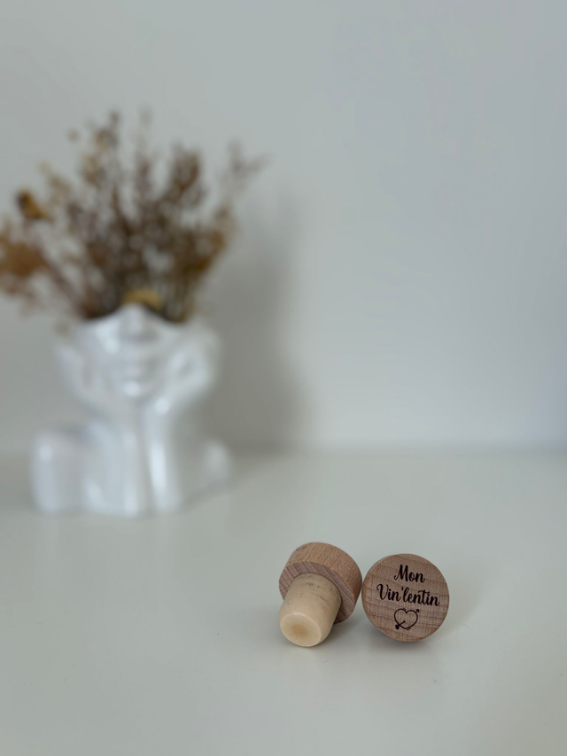 Bouchon de bouteille " Mon vin'lentin "