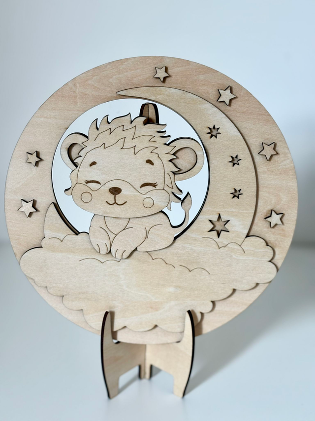 Décoration murale personnalisée "Lion"