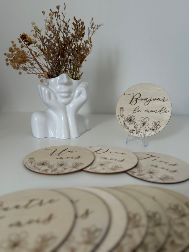 Disques étapes "Fleurs"