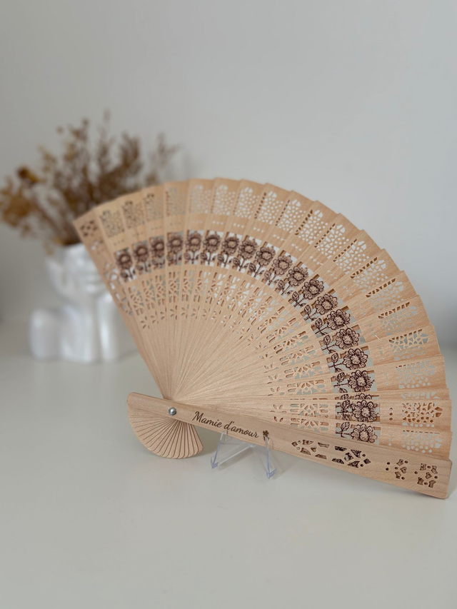 Eventail "Mamie d'amour"