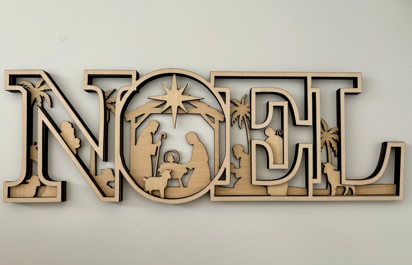 Scène de Noël en relief