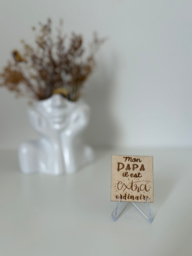 Magnet "Mon papa il est Extra ordinaire"