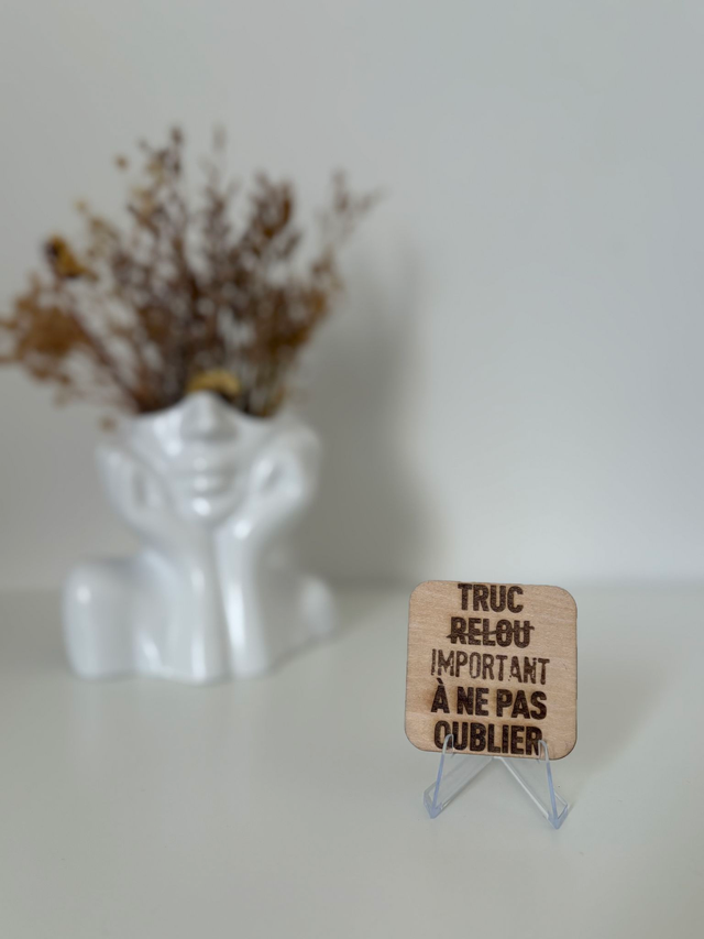 Magnet "Truc relou important à ne pas oublier"
