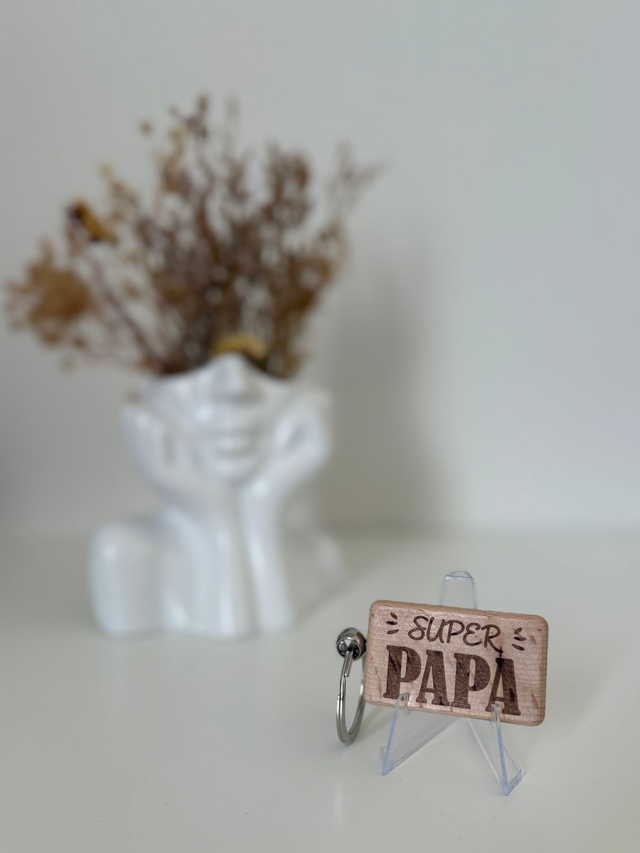 Porte clé "Super papa"