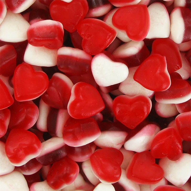 Petit coeur fraise crème (x100g)