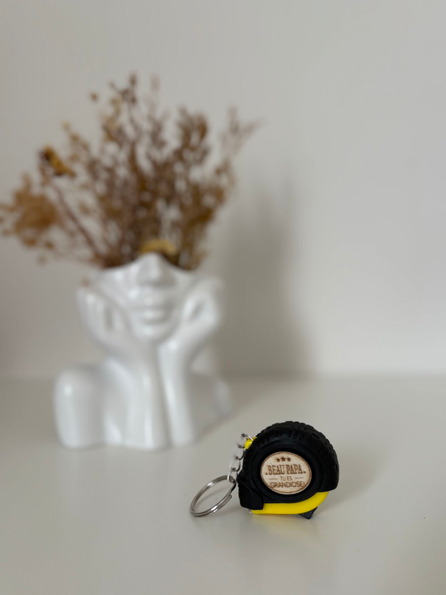 Mini mètre ruban "Beau papa tu es grandiose"