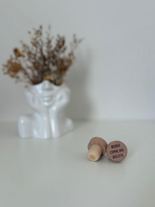 Bouchon "Beurré comme une biscotte"