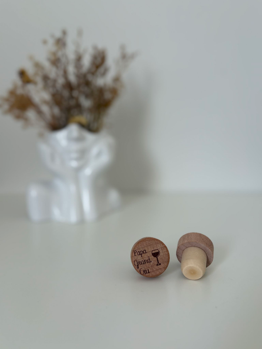 Bouchon de bouteille "Papa grand cru"