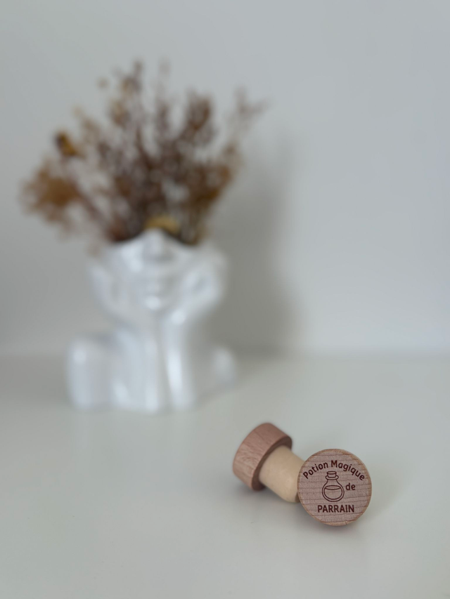 Bouchon de bouteille " Potion magique de Parrain "