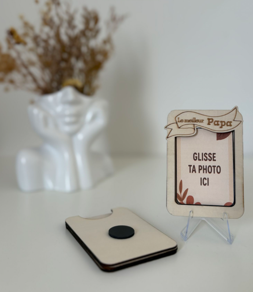 Magnet photo "Le meilleur papa"