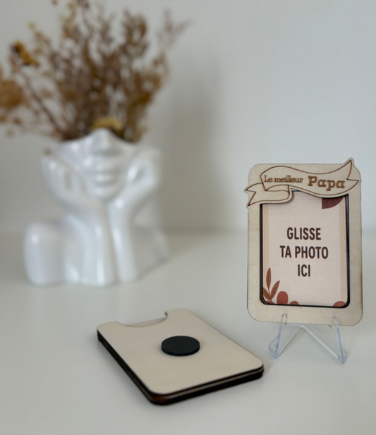 Magnet photo "Le meilleur papa"