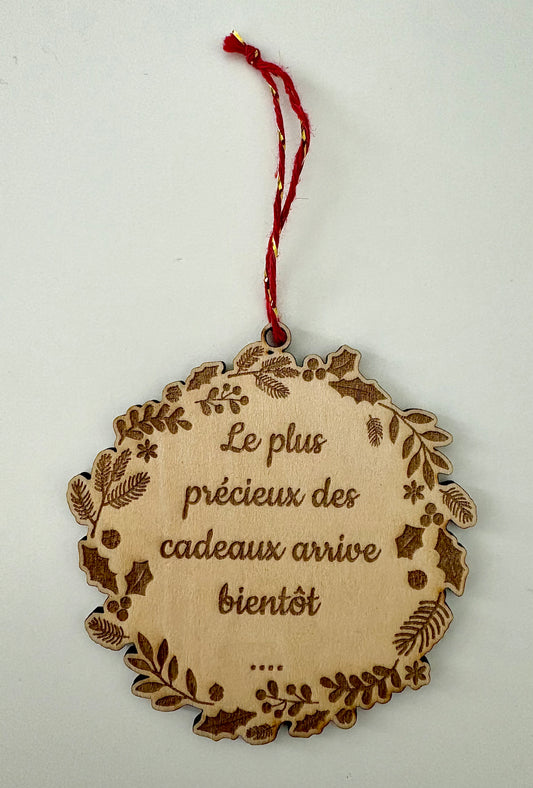 Boule de Noël " Mon précieux "