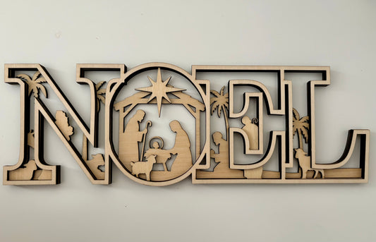 Scène de Noël en relief