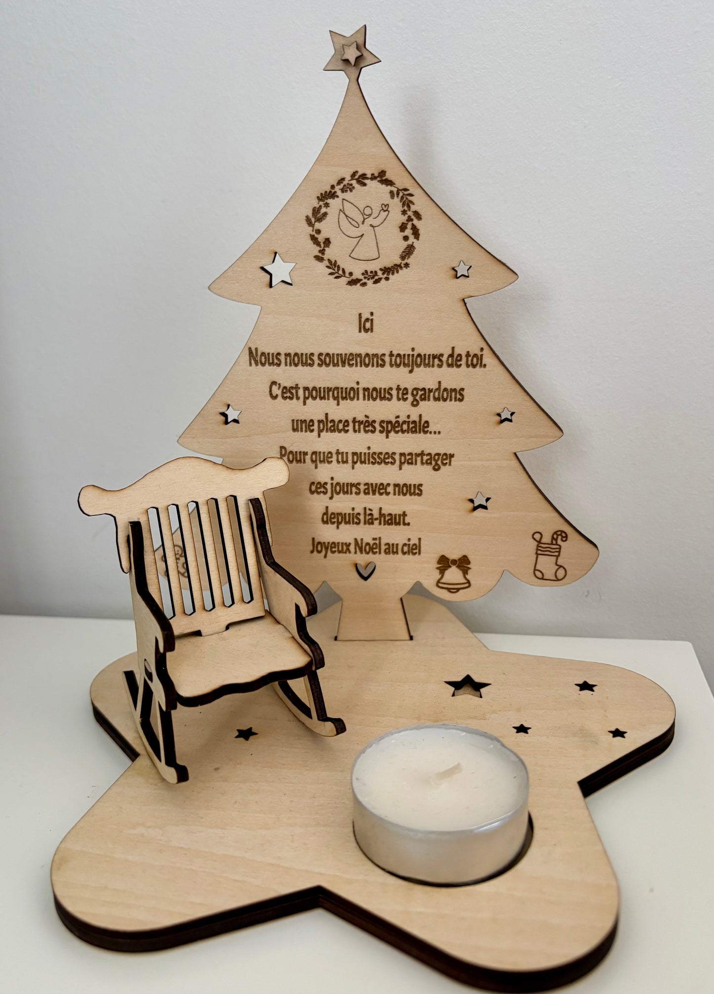 Scène de Noël "absent"