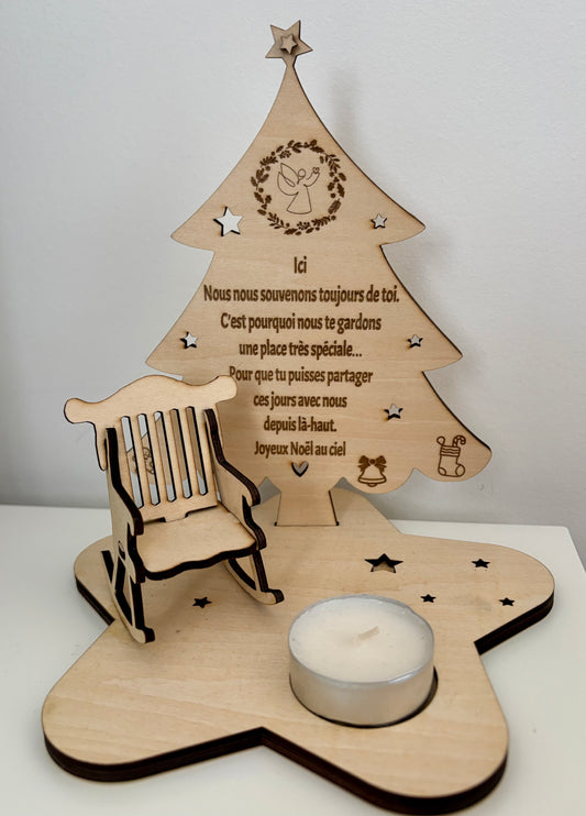 Scène de Noël "absent"