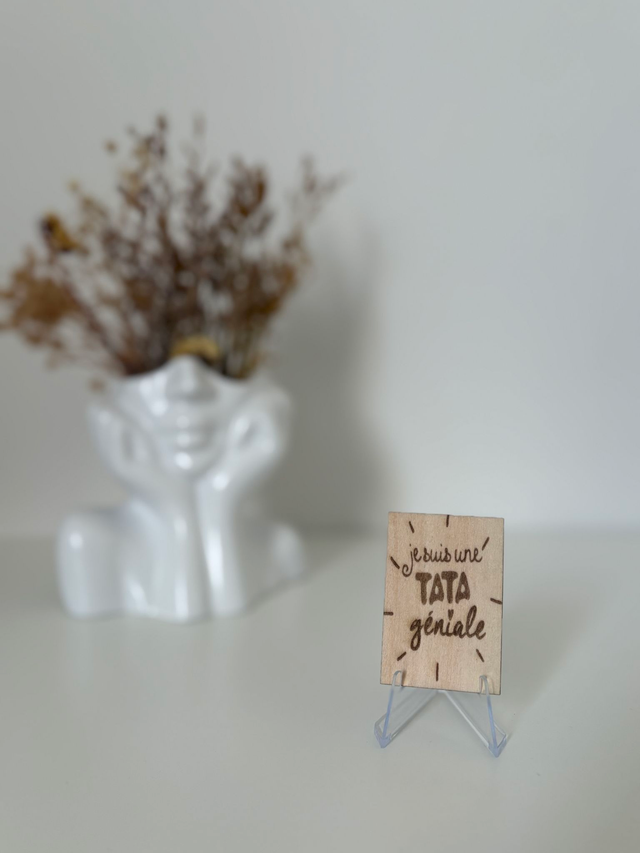 Magnet "Je suis une tata géniale"