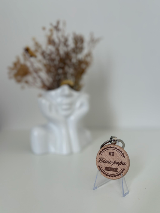 Porte clé "Best Beau Papa"