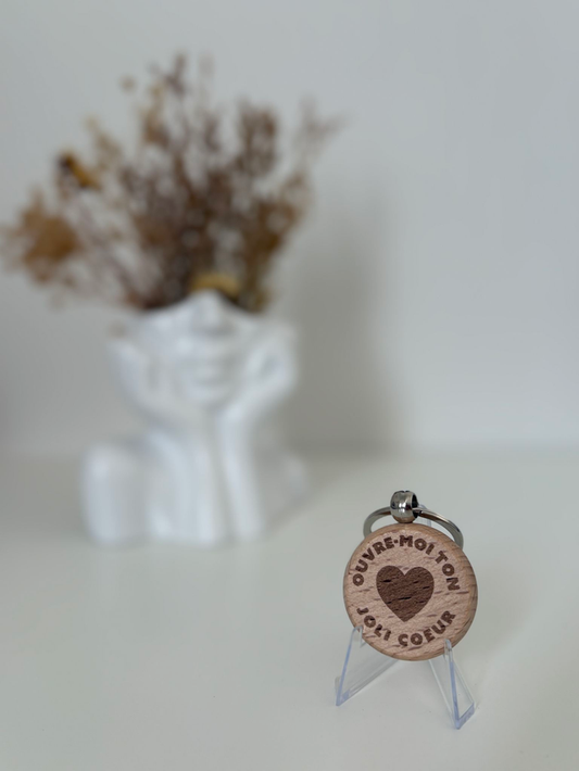 Porte clé "Ouvre moi ton joli coeur"