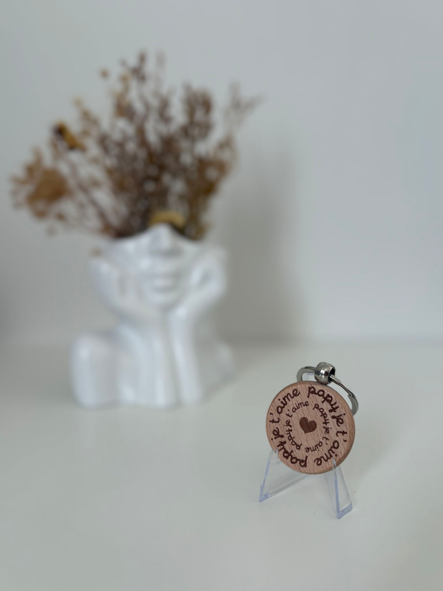 Porte clé "Papy je t'aime"