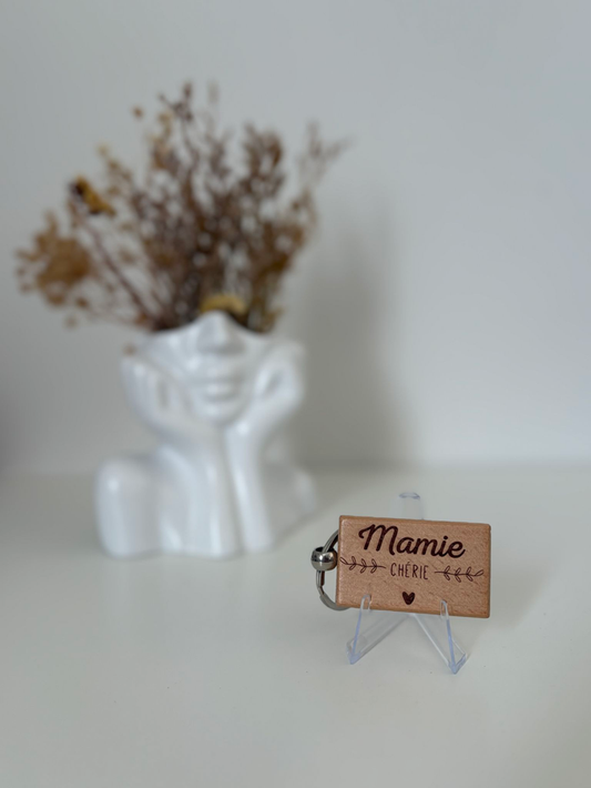 Porte clé "Mamie chérie"