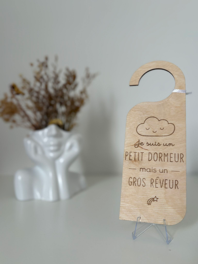 Accroche porte "Un jour petit charmeur deviendra grand"